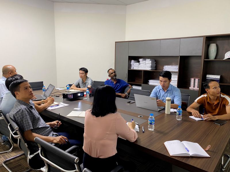 Làm việc với đại diện công ty RINA (Italia) tại Việt Nam