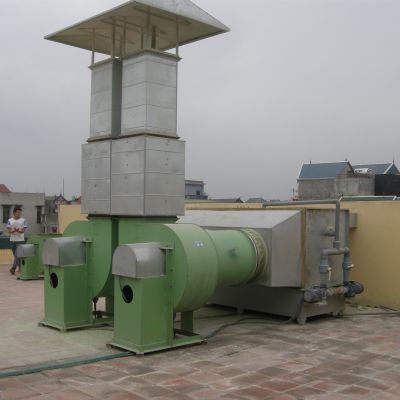 Hệ thồng xử li bị dung m&ocirc;i tại c&ocirc;ng ty nhựa vinh hạng