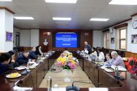 Nghiệm thu cấp cơ sở nhiệm vụ "Nghi&ecirc;n cứu, đ&aacute;nh gi&aacute; hiện trạng &ocirc; nhiễm c&aacute;c hợp chất hữu cơ bền polybrom diphenyl ete (PBDEs) trong bụi lơ lửng tại khu vực l&agrave;m việc", m&atilde; số: 2023/04/CTTĐ-ATVSLĐ